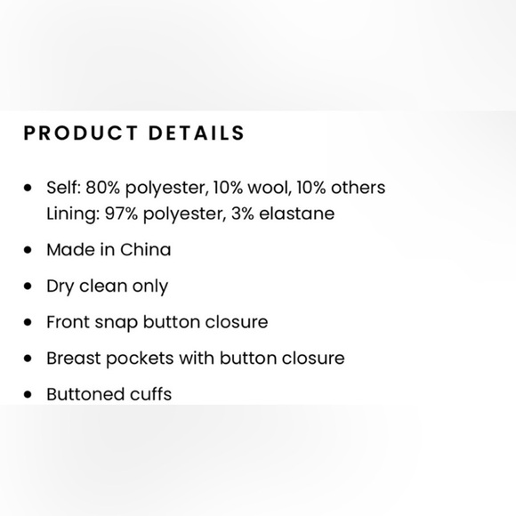 Good American Plaid Oversized Thick Wool Shacket - Picture 10 of 11